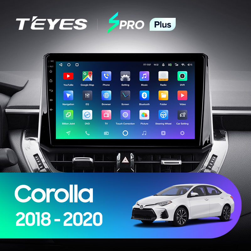 Штатная магнитола Teyes SPRO 3+32G  для Toyota Corolla 2018-2021 ТИП-B