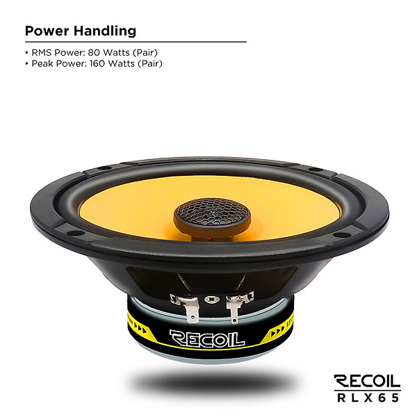 Динамики Recoil Yellow RLX65, 40W