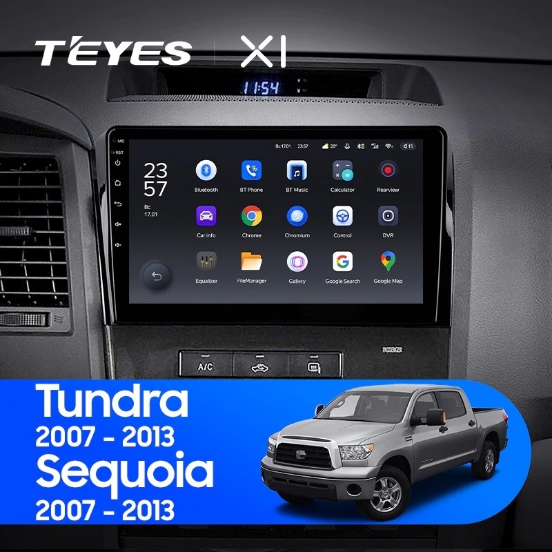 Штатная магнитола Teyes X1 4G 2/32 Toyota Sequoia XK60 (2008-2017)