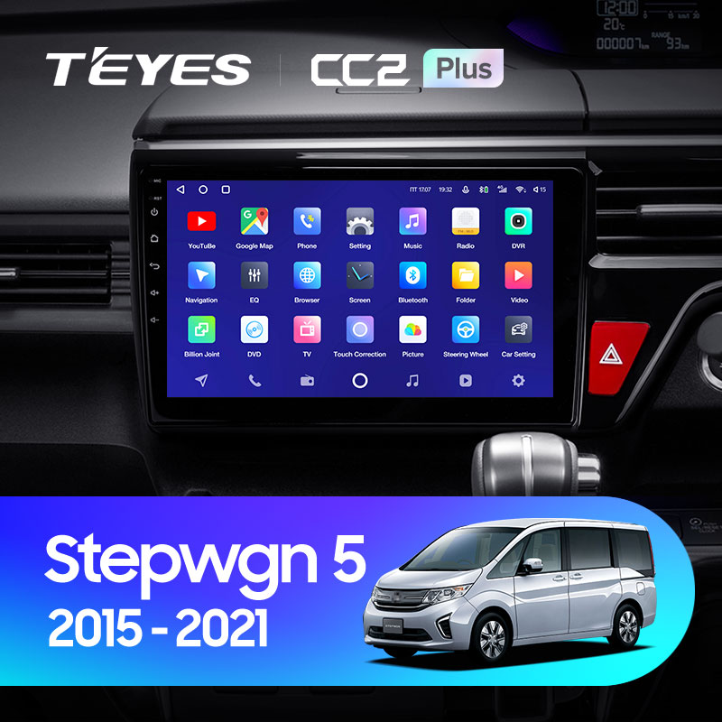Штатная магнитола Teyes CC2 4+32G для Stepwgn 2015-2021