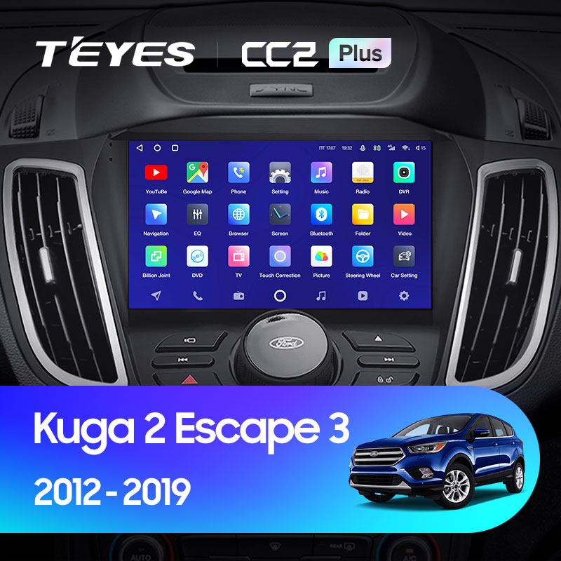 Штатная магнитола Teyes CC2 3+32G для Kuga 2012-2019
