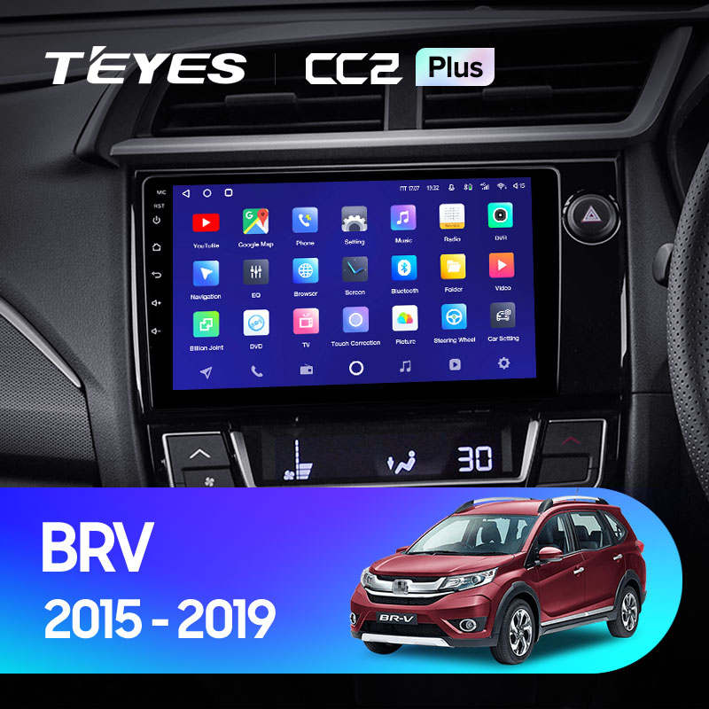 Штатная магнитола Teyes CC2 3+32G для Honda BRV 2015-2019