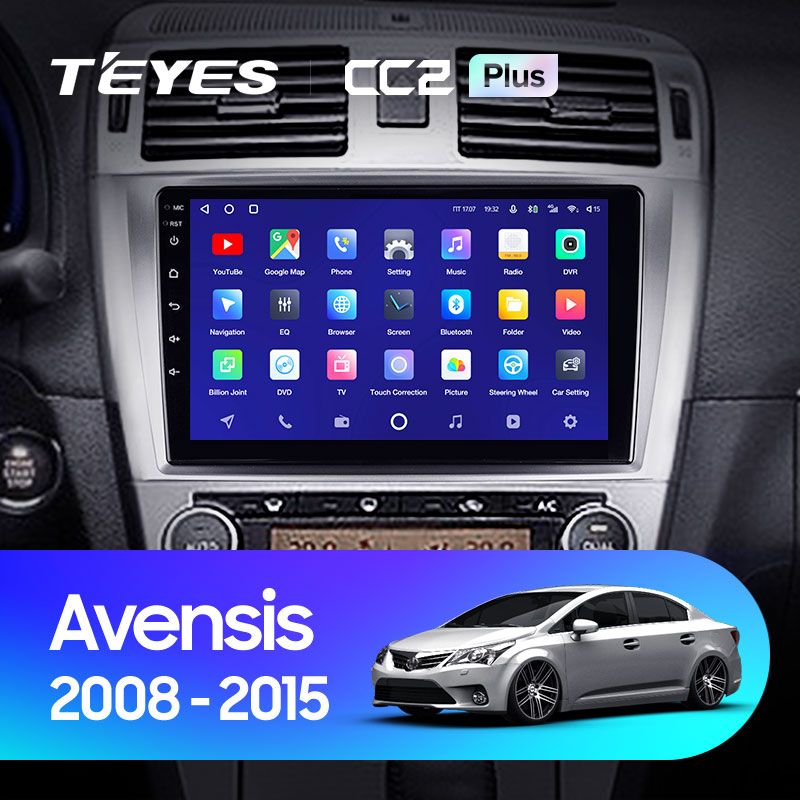 Штатная магнитола Teyes CC2 4+32G для Toyota Avensis 2008-2015