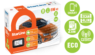 А/с StarLine E96 v2 GSM ECO