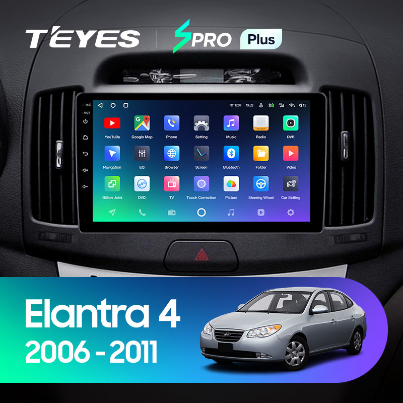 Штатная магнитола Teyes SPRO 3+32G для Hyundai Elantra 4 2006-2011