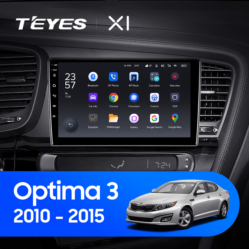 Штатная магнитола Teyes X1 4G 2+32G для Optima 3 2010-2015