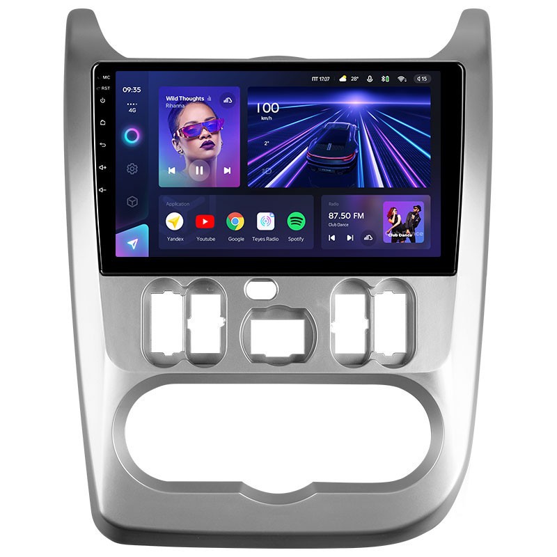 Штатная магнитола Teyes CC3 6/128 Renault Logan 1 (2010-2015)