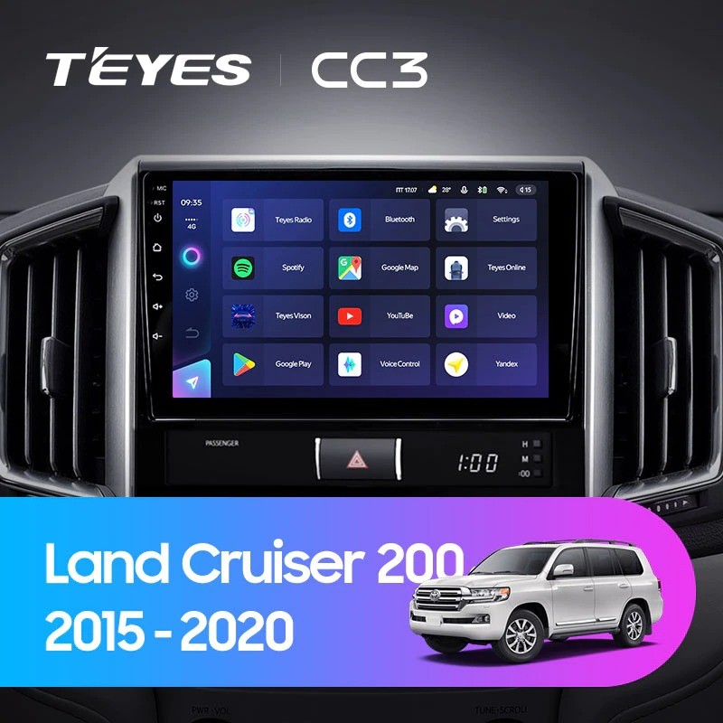 Штатная магнитола Teyes CC3 6/128 Toyota Land Cruiser 200 (2015-2018)