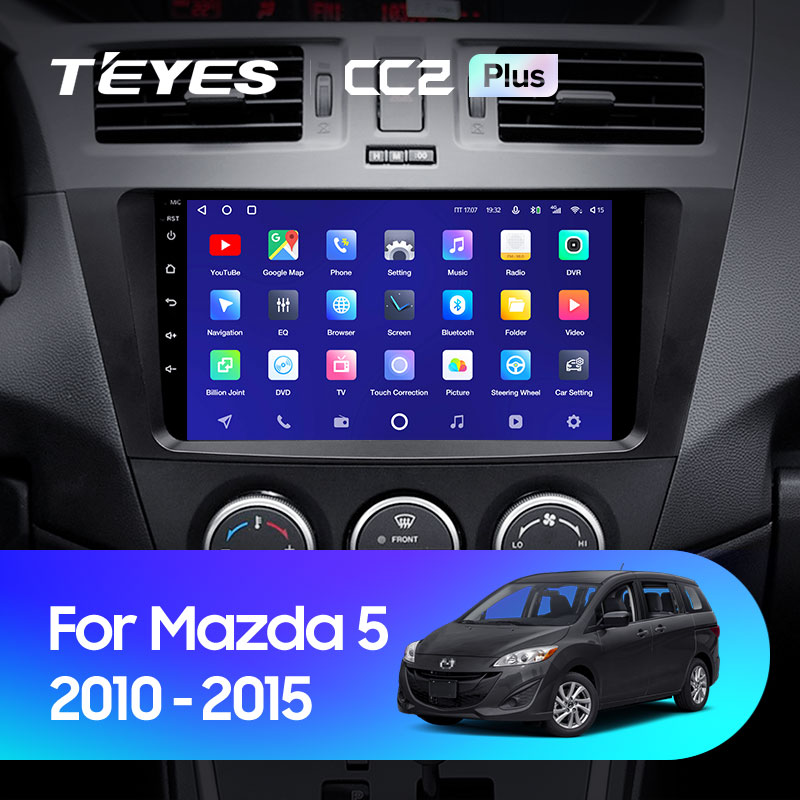 Штатная магнитола Teyes CC2 4+32G для Mazda5 Premacy 2010-2015