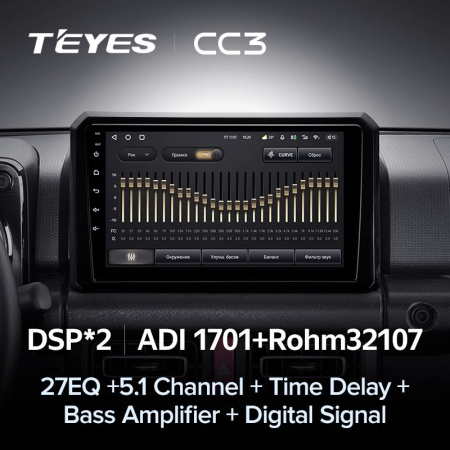 Штатная магнитола Teyes CC3 3/32 Suzuki Jimny JB64 (2018-2020)