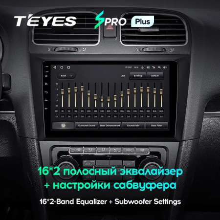 Штатная магнитола Teyes SPRO Plus 3/32 Volkswagen Golf 6 (2008-2016)