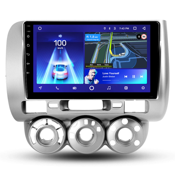 Штатная рамка (без дисплея) Teyes для  Honda Jazz 1 GD Fit 1 2001 - 2009 (Для экрана 9")