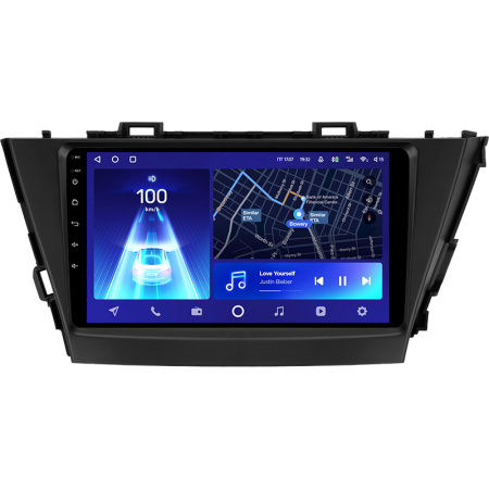 Штатная рамка (без дисплея) Teyes для  Toyota Prius Plus V Alpha  (Left hand drive)  2012-2017 (Для экрана 9")