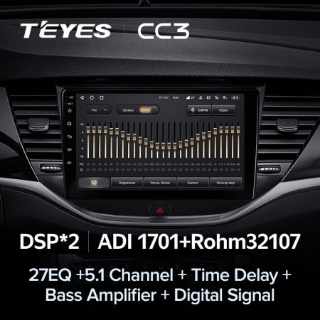 Штатная магнитола Teyes CC3 360 6/128 Opel Astra K (2015-2019)