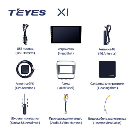 Штатная магнитола Teyes X1 4G 2+32G для Stream 2000-2006
