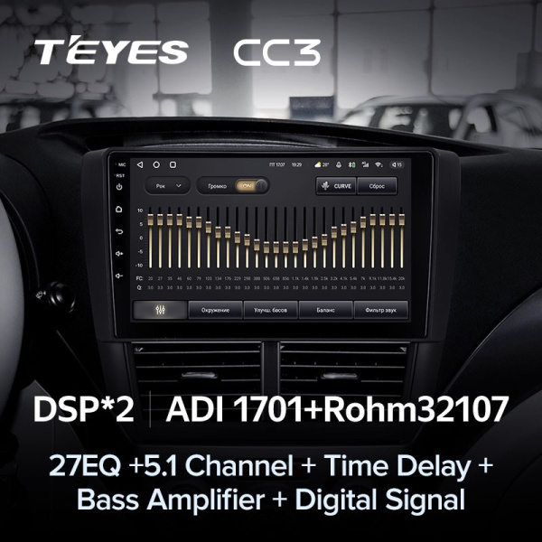 Штатная магнитола Teyes CC3 3/32 Subaru Impreza GH GE (2007-2011)