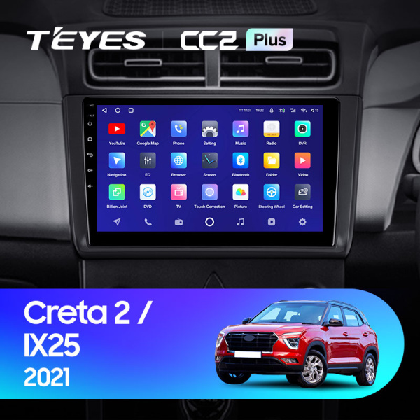 Штатная магнитола Teyes CC2 4+32G для Hyundai Creta  IX25 2021+