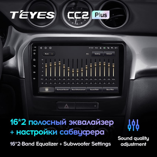 Штатная магнитола Teyes CC2 Plus 3/32 Suzuki Vitara 2 (2014-2018)