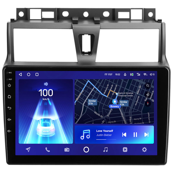 Штатная рамка (без дисплея) Teyes для  Geely Emgrand EC7 1 2016-2018 (Для экрана 9")