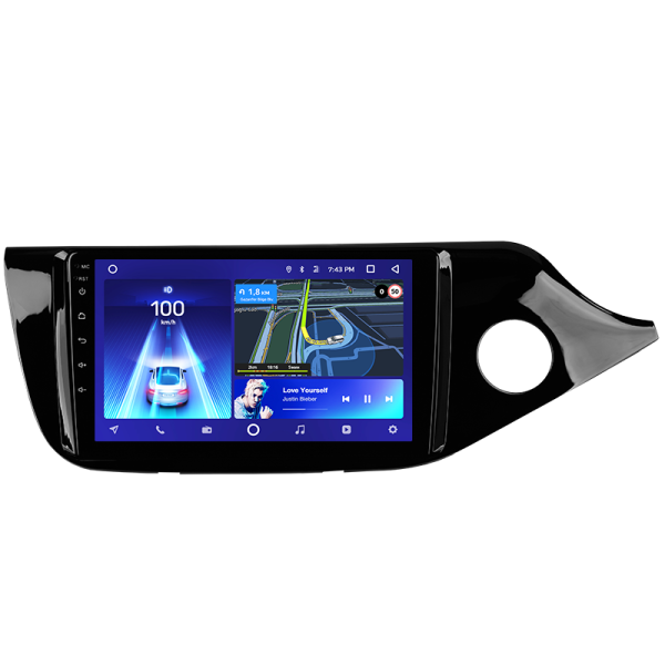 Штатная рамка (без дисплея) Teyes для  Kia CEED Cee'd 2 JD  (Right hand drive)  2012-2018 (Для экрана 9")