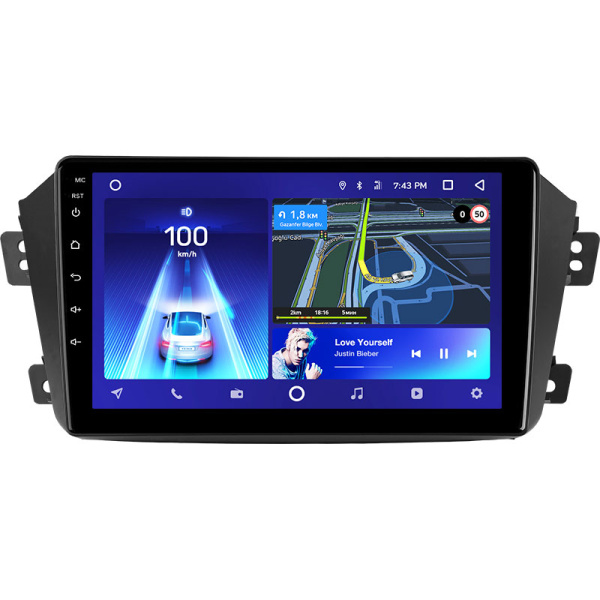 Штатная рамка (без дисплея) Teyes для  Geely Emgrand X7 1 GX7 EX7 2011-2019 (Для экрана 9")