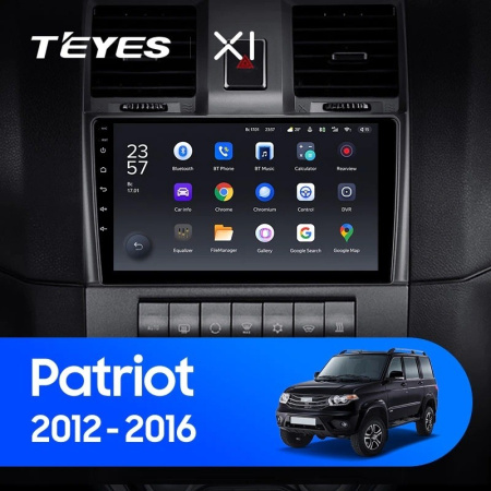 Штатная магнитола Teyes X1 4G 2/32 UAZ Patriot 2012-2016