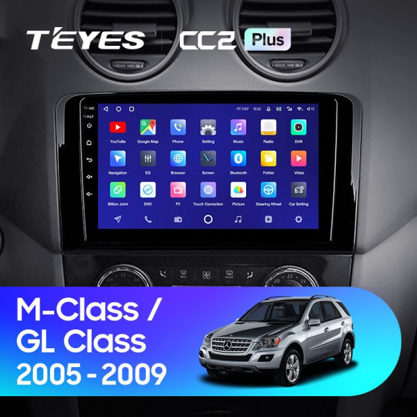 Штатная магнитола Teyes CC2 Plus 6/128 Mercedes Benz GL-Class (2005-2009)