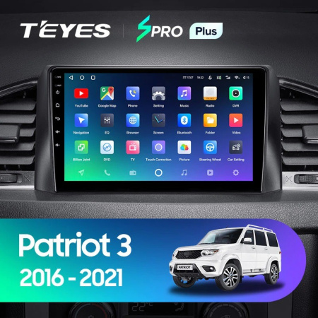 Штатная магнитола Teyes SPRO Plus 4/64 UAZ Patriot 3 (2016-2021)