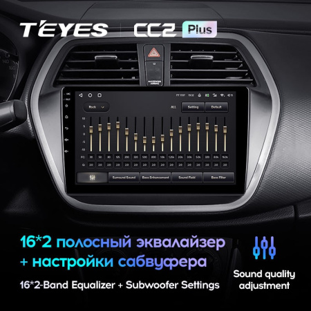 Штатная магнитола Teyes CC2 Plus 6/128 Suzuki SX4 2 (2012-2016)