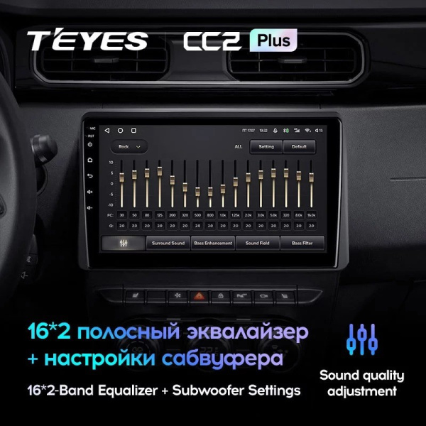 Штатная магнитола Teyes CC2 Plus 4/64 Renault Arkana 2019+