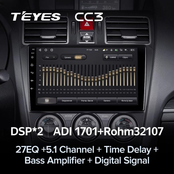 Штатная магнитола Teyes CC3 360 6/128 Subaru Forester SJ (2015-2018)