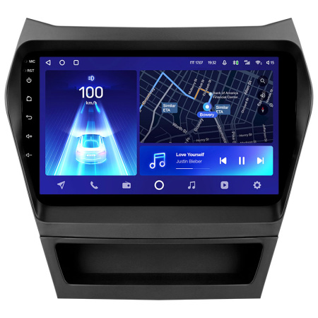 Штатная рамка (без дисплея) Teyes для  Hyundai Santa Fe 3 2013-2016 (Для экрана 9")