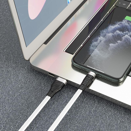 Кабель USB - Lightning 1м 2,4А HOCO X53 силикон