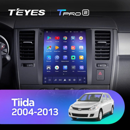 Штатная магнитола Tesla style Teyes TPRO 2 Nissan Tiida C11 2004-2013