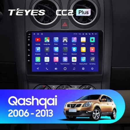 Штатная магнитола Teyes CC2 Plus 3/32 Nissan Qashqai 1 J10 (2006-2013)