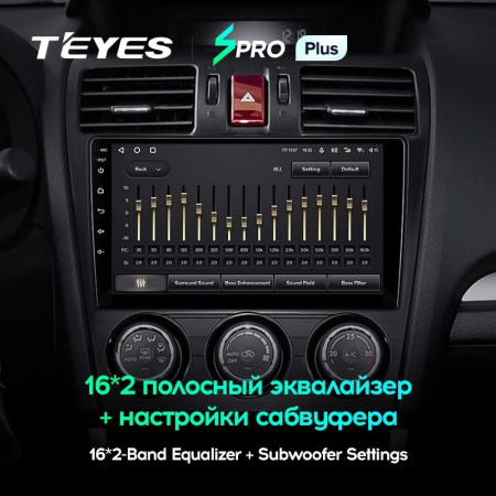Штатная магнитола Teyes SPRO Plus 3/32 Subaru Forester 4 SJ (2012-2015)