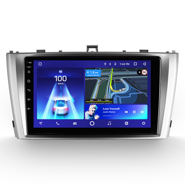 Штатная рамка (без дисплея) Teyes для  Toyota Avensis 3 2008-2015 (Для экрана 9")