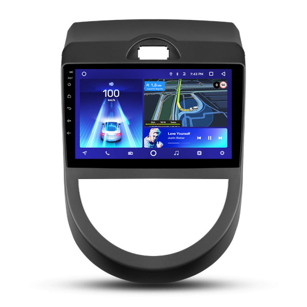 Штатная рамка (без дисплея) Teyes для  Kia Soul 1 2008 - 2014 (Для экрана 9")