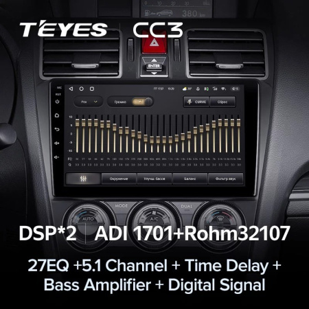 Штатная магнитола Teyes CC3 3/32 Subaru Forester SJ (2015-2018)