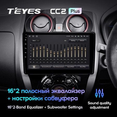 Штатная магнитола Teyes CC2 Plus 3/32 Nissan Note 2 E12 (2012-2021)