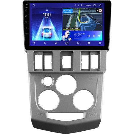 Штатная рамка (без дисплея) Teyes для  Renault Logan 1 2004-2009 (Для экрана 9")