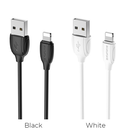 Кабель USB - Lightning 1м 2.4A BOROFONE BX19