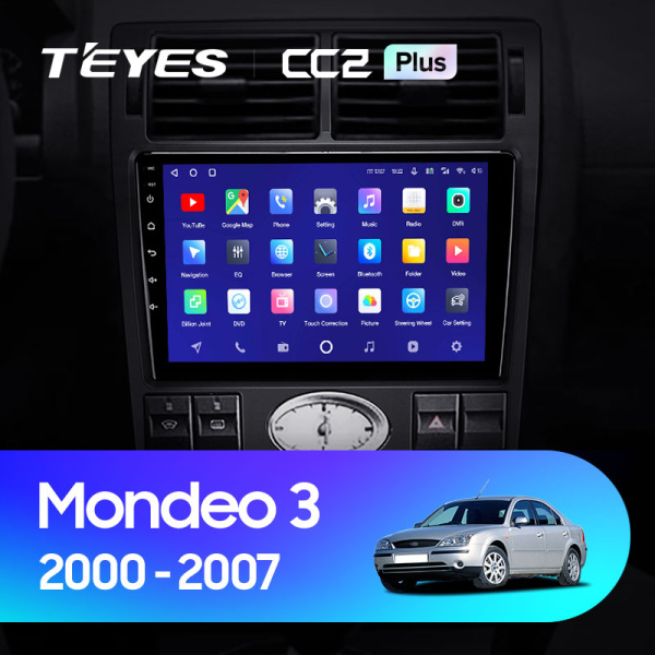 Штатная магнитола Teyes CC2 4+32G для Mondeo 2000-2007