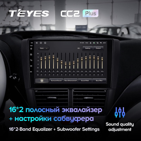 Штатная магнитола Teyes CC2 Plus 4/64 Subaru Impreza GH GE (2007-2011)