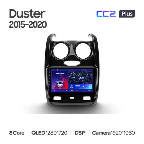 Штатная магнитола Teyes CC2 Plus 3/32 Renault Duster (2015-2020)