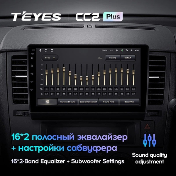 Штатная магнитола Teyes CC2 Plus 6/128 Nissan Tiida C11 (2004-2013) Тип-В