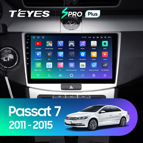 Штатная магнитола Teyes SPRO Plus 3/32 Volkswagen Passat 7 B7 (2010-2015)