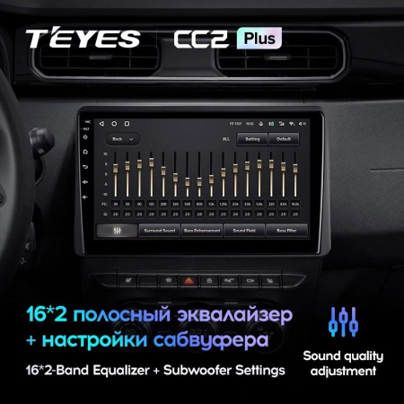 Штатная магнитола Teyes CC2 Plus 3/32 Renault Arkana 2019+