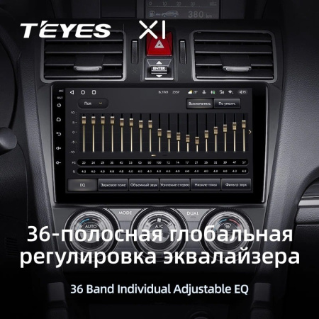 Штатная магнитола Teyes X1 4G 2/32 Subaru Forester SJ (2015-2018)