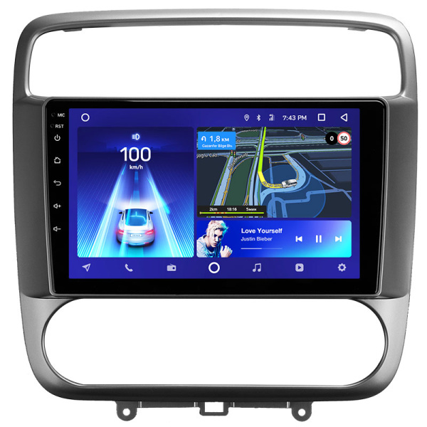 Штатная рамка (без дисплея) Teyes для  Honda Stream 1 2000-2006 (Для экрана 9")